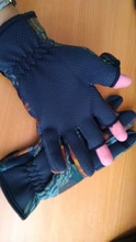 Facecozy de invierno al aire libre de pesca impermeable guantes dos o tres dedos cortados antideslizante escalada guante senderismo Camping montar guantes