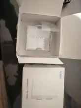 Aqara-Interruptor de luz inteligente para el hogar, switch de triple botón con control remoto inalambrico, clave, cable de fuego neutro y conectividad ZiGBee con aplicación Smart home para Mijia