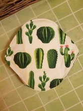 LECY ECO LIFE-bragas de bambú para higiene femenina, paño Menstrual impermeable reutilizable, 17x17cm