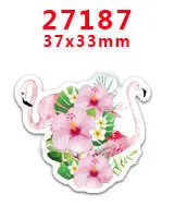 27187 30 шт мультяшный персонаж плоское украшение из смолы PR 20344 - Цвет: 27187