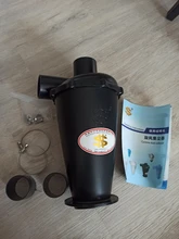 SN50T6-filtro de aspiradora ciclónica Turbo de sexta generación, colector de polvo Industrial y doméstico sin bolsa con brida