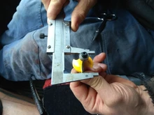 Broca con rodamiento para fresadora de madera, herramienta de carpintería de carburo de tungsteno, vástago de esquina redonda Sobre enrutador, 8mm, 1 Uds.