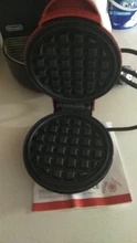 Minimáquina eléctrica para hacer gofres, horno para desayuno, masa semiesférica, máquina para gofres en forma de huevo, horno y pan, mineola para gofres