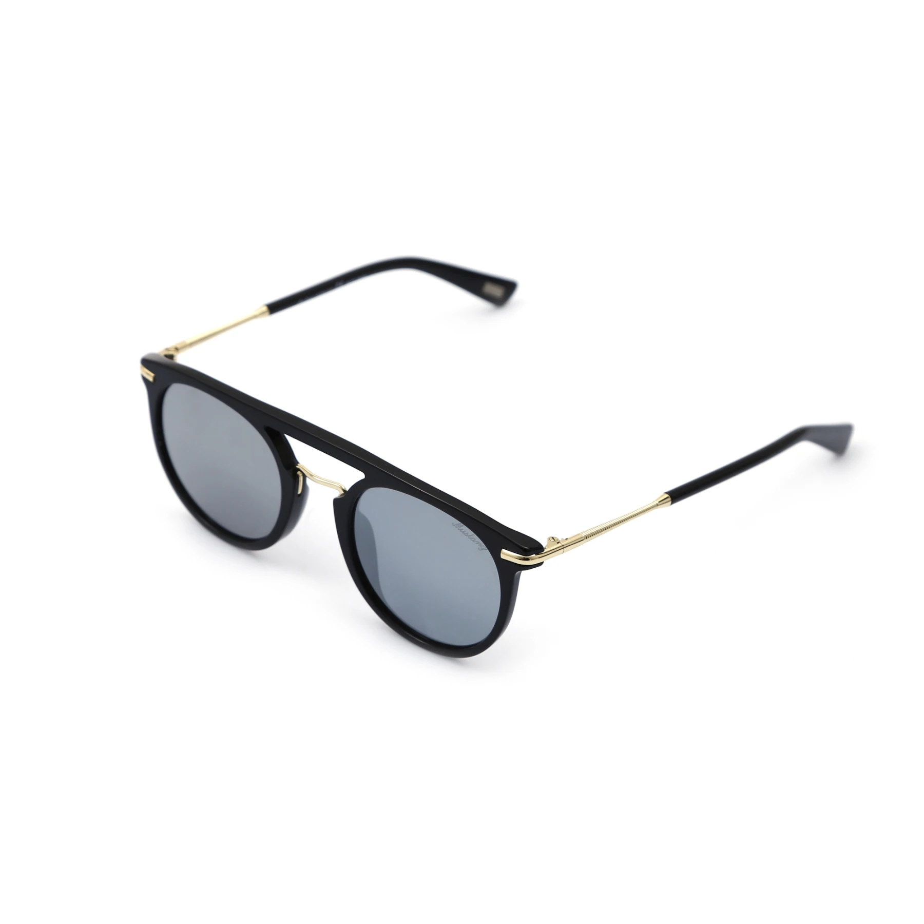 

Men's sunglasses mu 1866 01 metal silver crystal square square 61-17-145 mustang