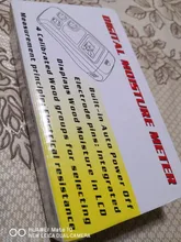 EMT01 de dos pines Digital medidor de humedad de madera 0-99.9% de probador de la humedad de la madera húmeda Detector con una gran pantalla LCD