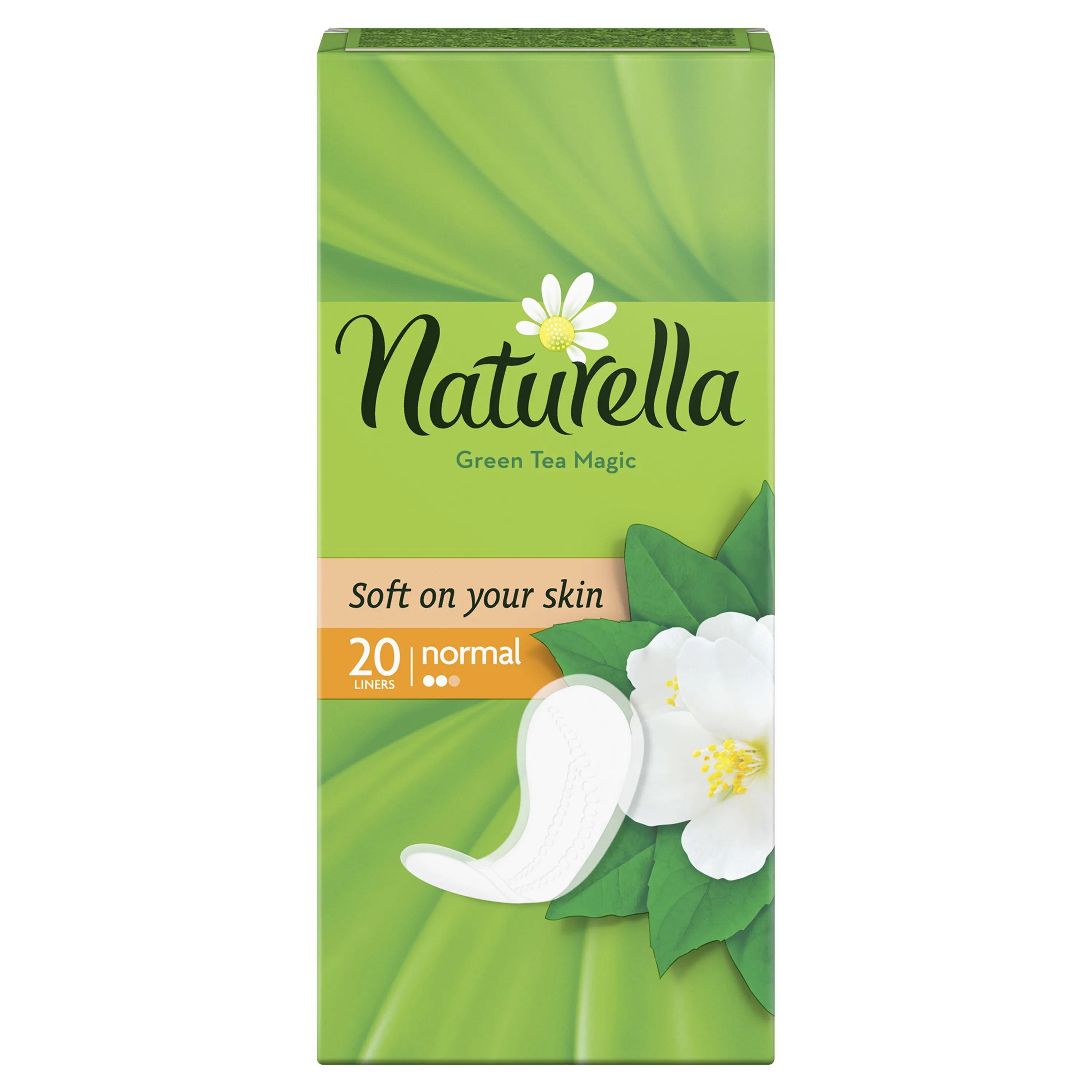Женские ароматизированные ежедневные прокладки Naturella Normal(с ароматом зеленого чая), 20 шт