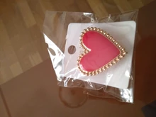 AENSOA-anillos de corazones dorados bohemios para mujer, sortija de esmalte redondo con corazón de amor bohemio para mujer, joyería con estilo de dedo 2019