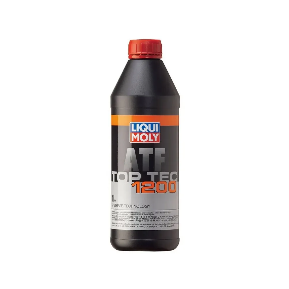 Трансмиссионное масло НС-синтетическое для АКПП Liqui Moly Top Tec ATF 1200 1л | Автомобили и