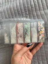 Nail Sequins Mirror Paillette-Decoration Art-Accessory Glitter Nail-Holographics 3d-Flakes