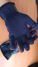 Facecozy de invierno al aire libre de pesca impermeable guantes dos o tres dedos cortados antideslizante escalada guante senderismo Camping montar guantes