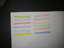 KissButy 6 unids/set resaltador pluma de doble cabeza marcador de color de la escuela suministros marcador papelería