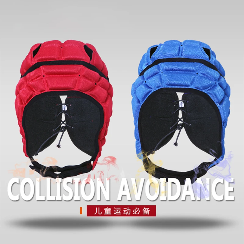 Rugby Helmet Headguard Headgear for Soccer Scrum Cap Head Protector Soft Protective Helmet for Kids Youth Football Visor