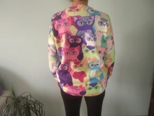 Sweater Pullover Embroidery Animal Knitting Harajuku Fluffy Cartoon Women Kawaii Warm