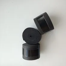 Empuñadura de goma para raqueta de bádminton, accesorio antideslizante, absorbente para el sudor, con mango de goma, cinta de bobinado, 3 uds.