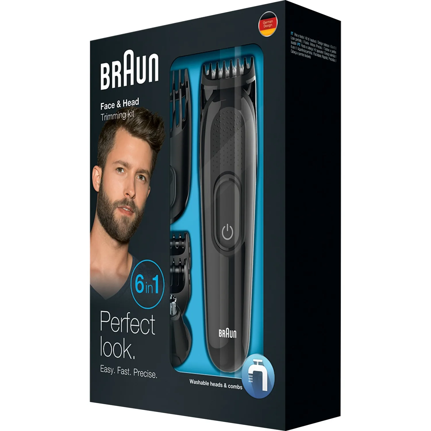 braun 6 in 1 beard trimmer and hair clipper