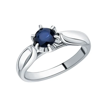 

Gold ring with sapphires sunlight sample 585