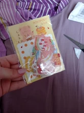 Lote de 40 pegatinas decorativas de oso conejo y Planeta, etiqueta de palo de Scrapbooking, diario, papelería, álbum, fiesta Kawaii, pegatina de perro