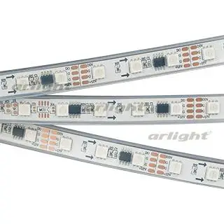 029445 Лента SPI-5000PGS-5060-60 12V Cx3 RGB-Auto(12mm, 13.2W, IP67) ARLIGHT