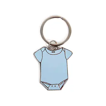 

Lot 20 keyholders Bodysuit Blue Boy in Cash Box Gift-Details and gifts for weddings, christening suits, baby Shower and Holy Communion Original