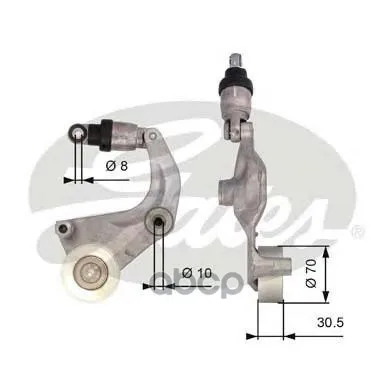 Ролик Натяжной Приводного Ремня Honda Civic Viii 1.8(06-) Gates арт. T39110