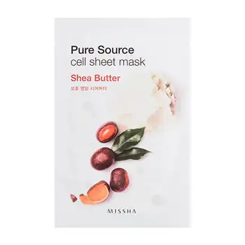 

Fabric mask Missha pure source cell sheet mask-Shea butter
