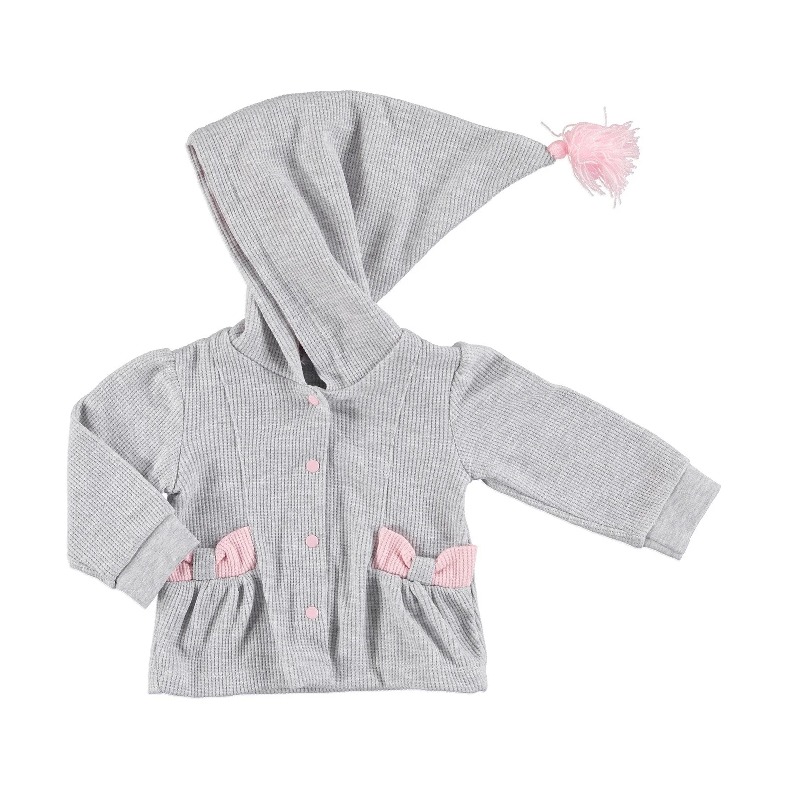 ebebek HelloBaby Sweet House Baby Hoodie Cardigan