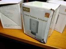 Tuya-Válvula termostática programable ZigBee 3.0, para radiador inteligent, se puede controlar a través de la voz con Alexa