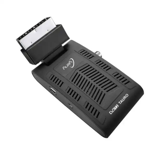 Тюнер TDT Aura Tauro TDT2 черный Тюнер TDT Aura Tauro TDT2 черный