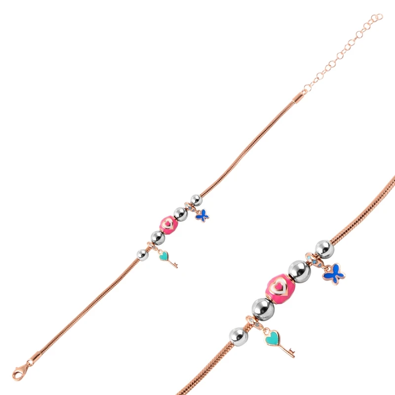 

Silver 925 Sterling Zircon Cubic Zirconia Moving Piece Bracelet