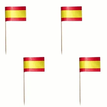 

Pack 500 pinches Spain flag for birthday party decoration, communes, anniversaries, kids