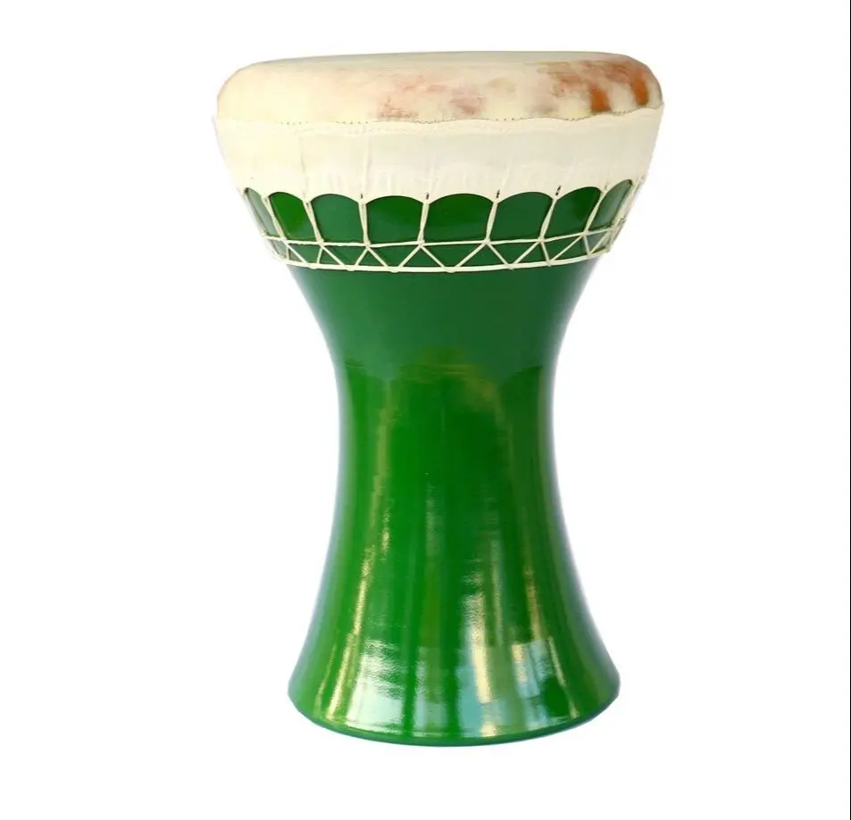 

Professional Solo Clay Darbuka Ceramic Dohola Doumbek KIK-523