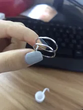 925 plata esterlina anillo abierto anillos para las mujeres INS nicho Irregular ola de arena superficie de fideos Original cumpleaños fiesta regalo