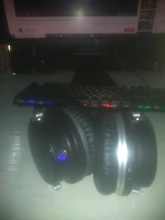 Meidong-auriculares inalámbricos E7B con Bluetooth, dispositivo con cancelación activa de ruido, por encima de la oreja, con micrófono y graves profundos