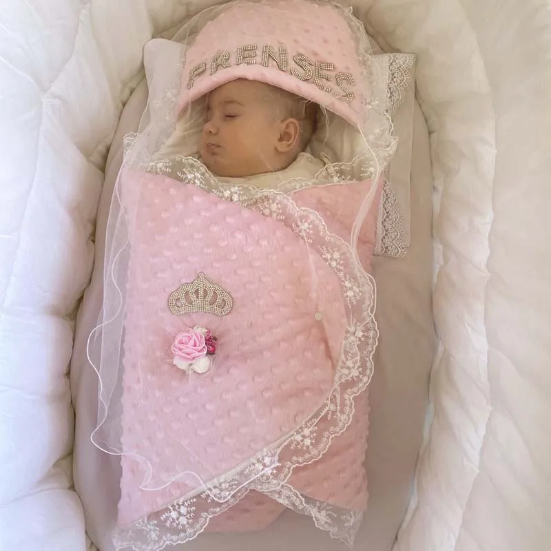 Pink Girl Boy Baby Swaddle neonati coperta abbigliamento ragazzi ragazze  tessuto di cotone morbido biancheria da letto per bambini di modelli SIDS -  AliExpress