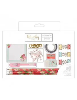 

SET STATIONERY FLORAL PATTERN AND COLORS ZINGY BIG SIZE