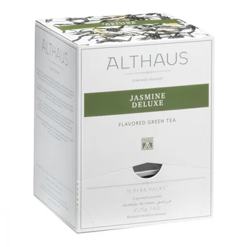 

Tea Althaus "Jasmine Deluxe", green with Jasmine, 15 pyramids