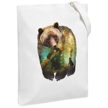 

Bruin canvas bag, unisex, eco-friendly shoulder bag, fashion shopper, roomy tote bag, reusable bag , Shopper, Shopper bag, shopper cotton