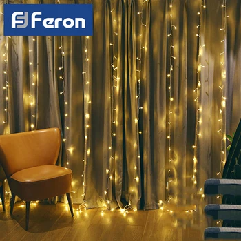 

Led Garland Feron curtain cord 3 m 230V, strobe effect, with power supply