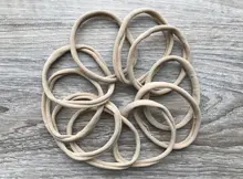 10 unids/lote diadema de nailon para bebé niña DIY accesorios de Pelo elástico banda de la cabeza de los niños de moda sombreros bebé turbante