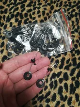 Juego de granos de goma para pesca en el mar, Set de 30 granos de goma sin procesar, buena elasticidad para pesca de carpa con mosca, cebo, flotadores de pesca, 180 Uds.