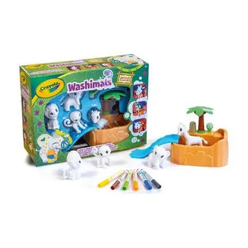 

Paint and Colour Game Washimals Safari Crayola
