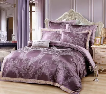 

Bed linen jacquard with embroidery h052 duo family