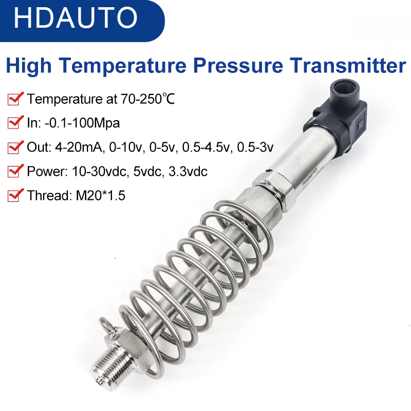 High Temperature Pressure Sensor Steam Pressure Transmitter 250