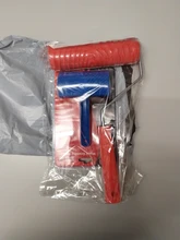 Juego de herramientas con patrón de madera de imitación Eg300T, rodillo de goma de 7 pulgadas + Ms16, herramienta de grano de madera realista, revestimiento de grano de madera en relieve