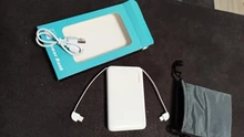 Cargador portátil con Cable incorporado, batería externa de 5000mAh, USB tipo C, para iPhone y Xiaomi