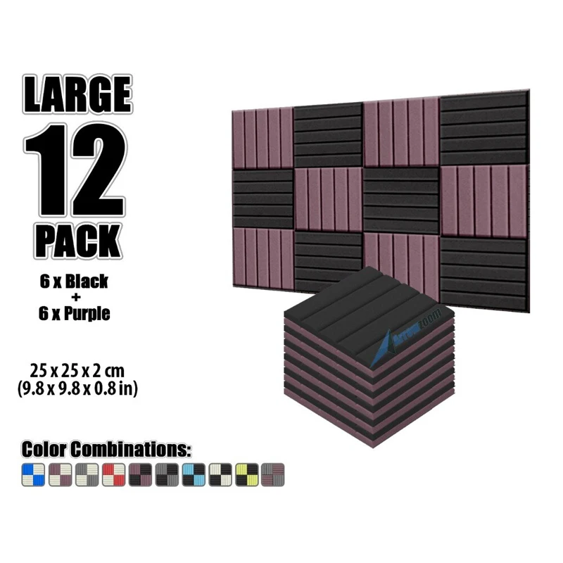 Arrowzoom 12 шт. 9 8 &quotx 8&quot x 0 &quotЦветная комбинация плоская клиновая плитка студийная