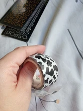 Washi Tape de la serie animal, cinta adhesiva de vaca, bandas decorativas, bricolaje, pegatina de álbum de recortes, artículos de papelería con etiquetas