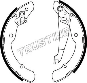 К-т торм. колодок бараб. VAG Octavia, Roomster, Ca TRUSTING 106