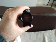 Mira telescópica para Rifle de caza táctica, visor óptico de 11mm y 20mm, punto rojo 1X40RD