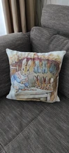 Plush-Cushion-Cover Pillow Room-Decor Fairy-Tale Rabbit Children Cartoon Home Sofa Cute
